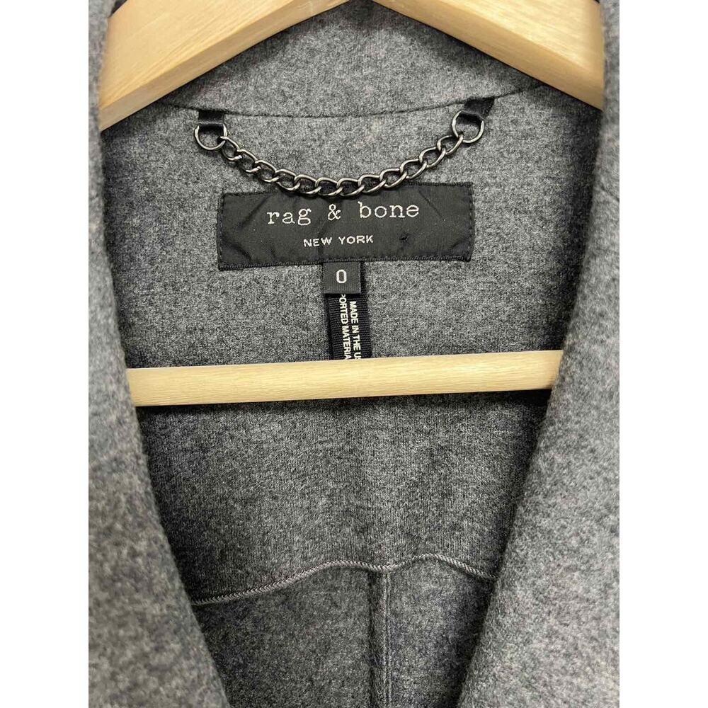 Rag & Bone Deconstructed Razor 100% Wool Laine Us… - image 7